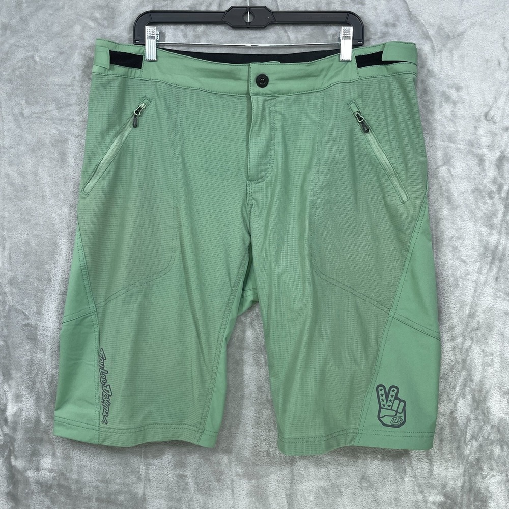 Troy Lee Designs Shorts Mens 38 Green 12in Inseam Skyline Biker MTB Cycling